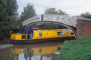 Helmsman training on canal boats